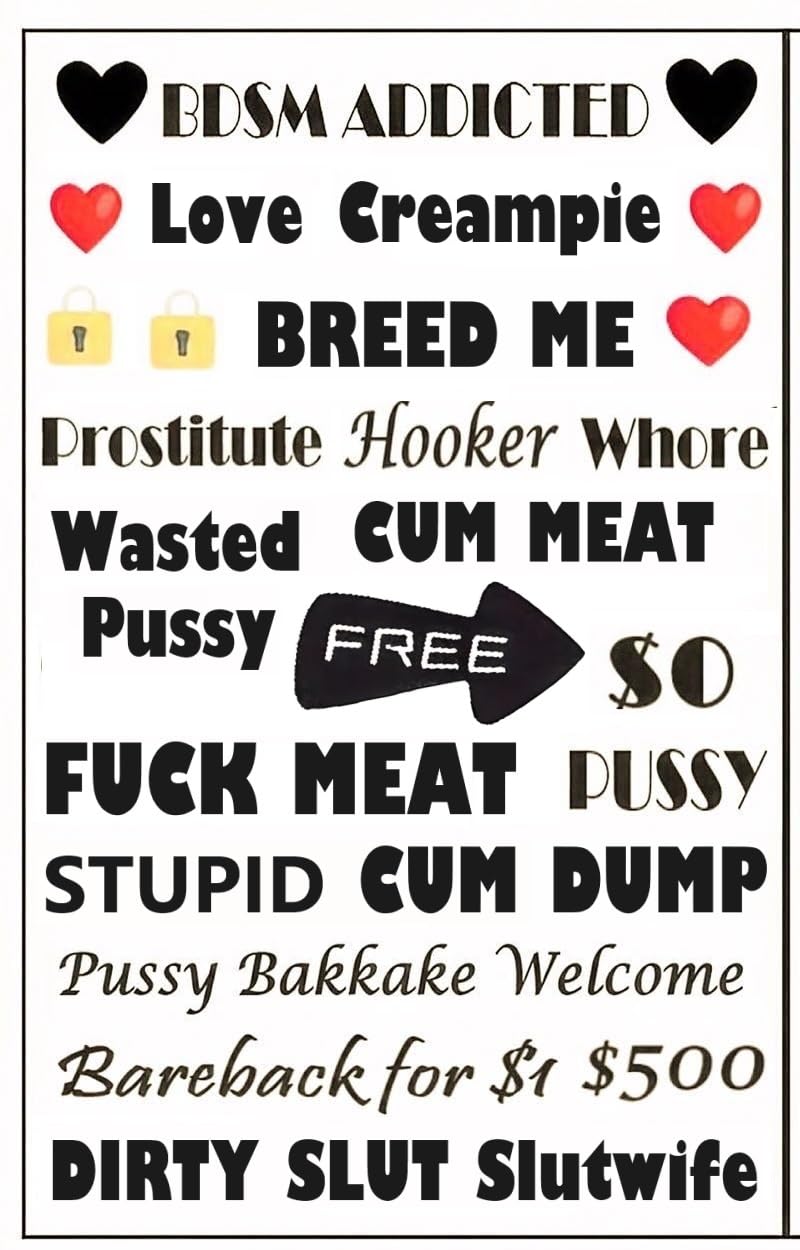 BBC Queen of Spades QoS 4 Sheets Temporary Tattoos Sticker SEX BDSM Total 57counts(15X21cm) Cuckold Queen of Spades QoS Hooker DIRTY Chinese Japanese Phrases
