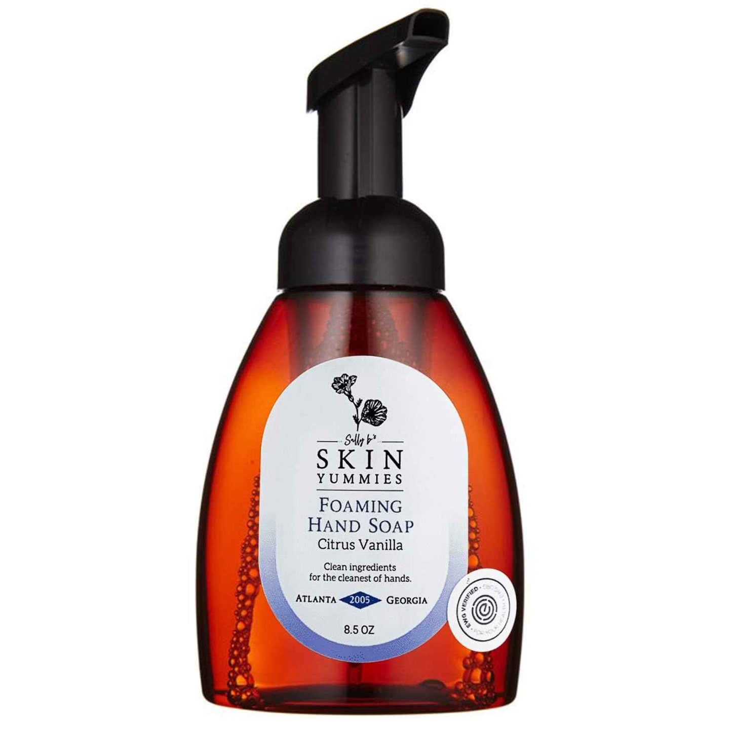 Sally B's Citrus Vanilla Foaming Hand Soap - Wash for Dry Skin and Redness Relief/EWG Verified/ 8.5 OZ(Citrus Vanilla)