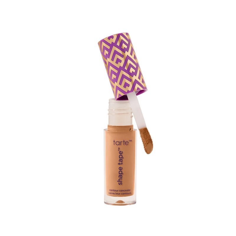 tarte shape tape concealer – Full-Coverage Creaseless Soft Matte Finish, Brightening Under-Eye & Face Makeup, 16hr Longwear, Vegan & Cruelty-Free, travel size, 44H tan
