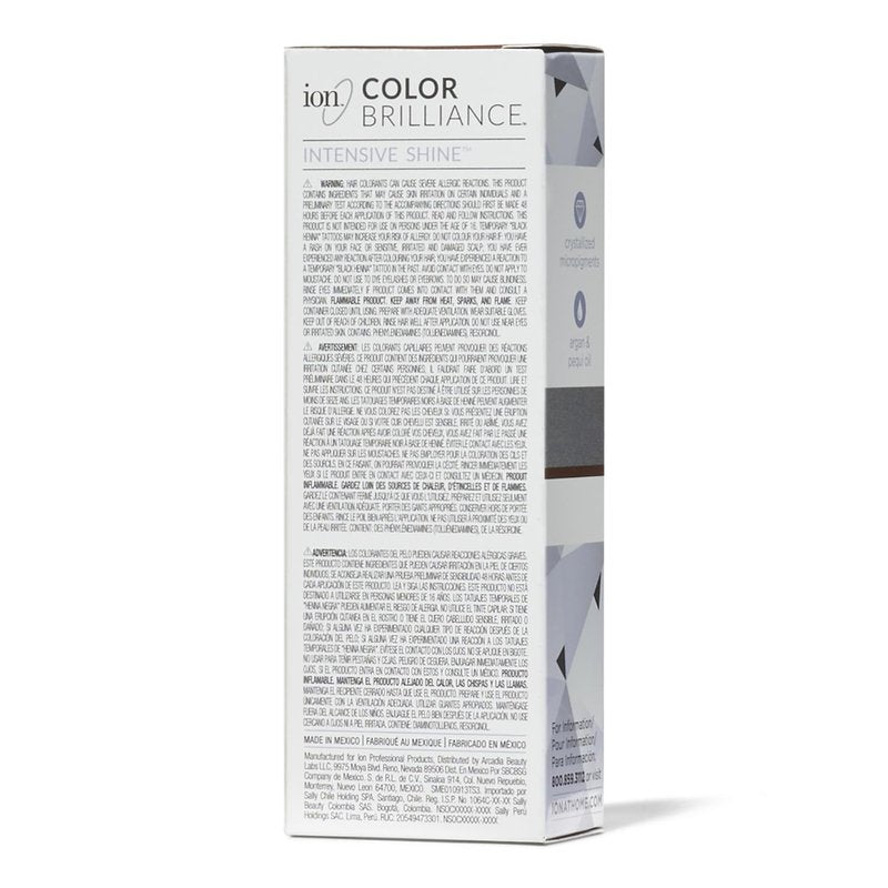 Ion 4N Medium Brown Permanent Hair Color - Rich, Long-Lasting Formula for Vibrant Color