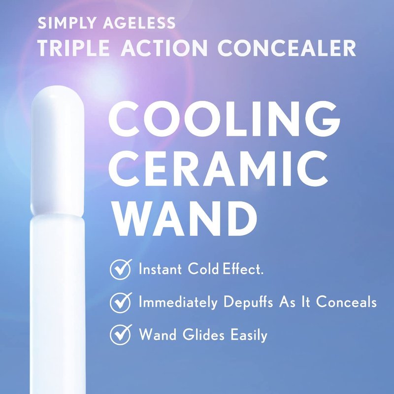 Simply Ageless Triple Action Concealer - Ivory | Pack of 2 for Flawless Coverage