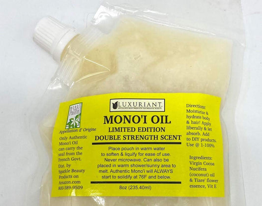 Mono'i de Tahiti'- Double Tiare' Scent-100% Natural-LIMITED EDITION-8 ounce