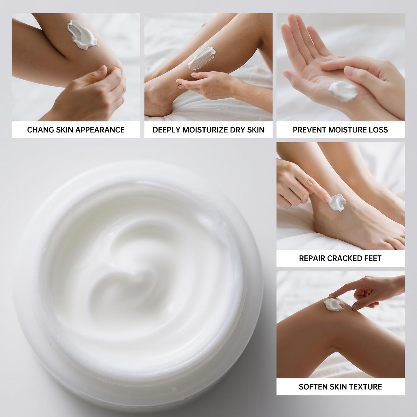 Yarmisun Urea Cream 50 Percent Feet Maximum Strength with Hyaluronic for Dry Skin Cracked Heels Callus Remover