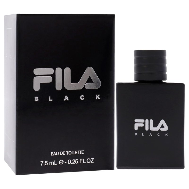 Fila Men's Black EDT Spray - 7.5 ml Mini Fragrance | Fresh & Invigorating Scent