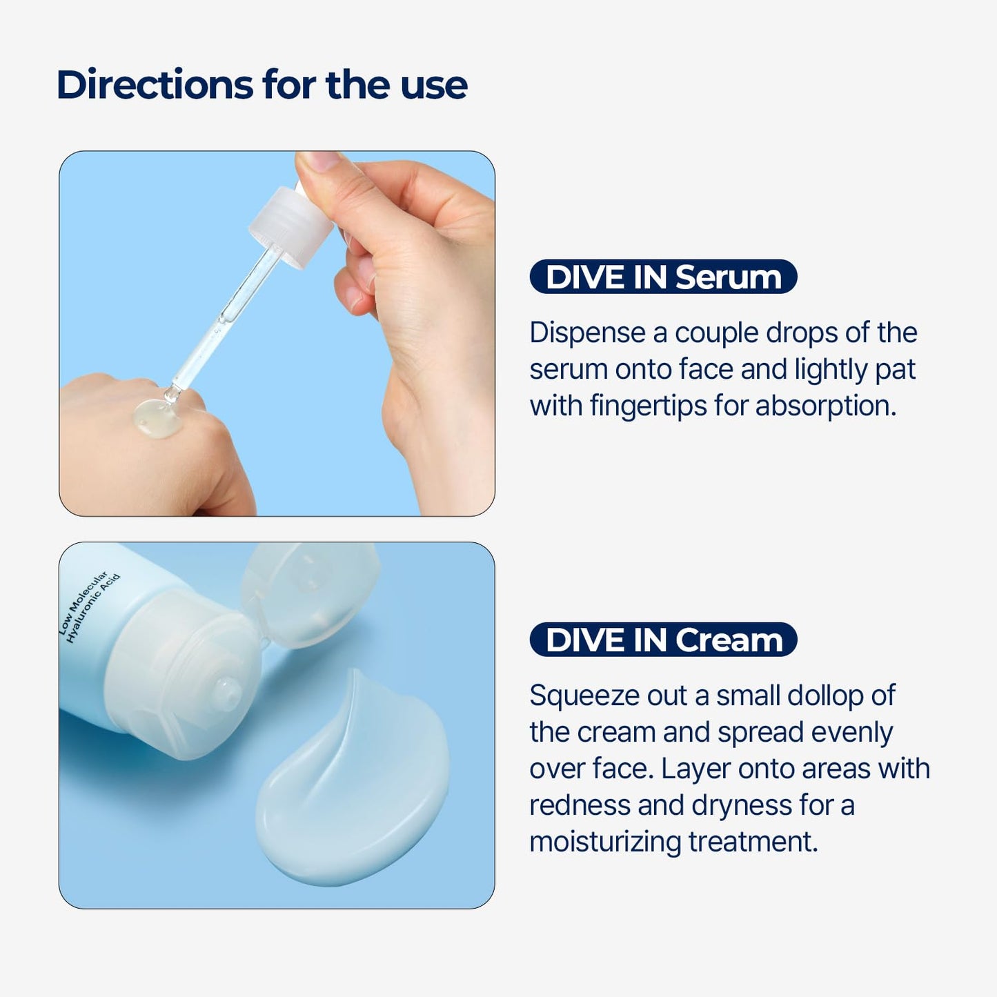 Torriden DIVE IN Serum & Cream Set | Deep Hydrating Hyaluronic Acid Duo for Glass Skin - 1.69 fl. oz. & 2.71 fl. oz.