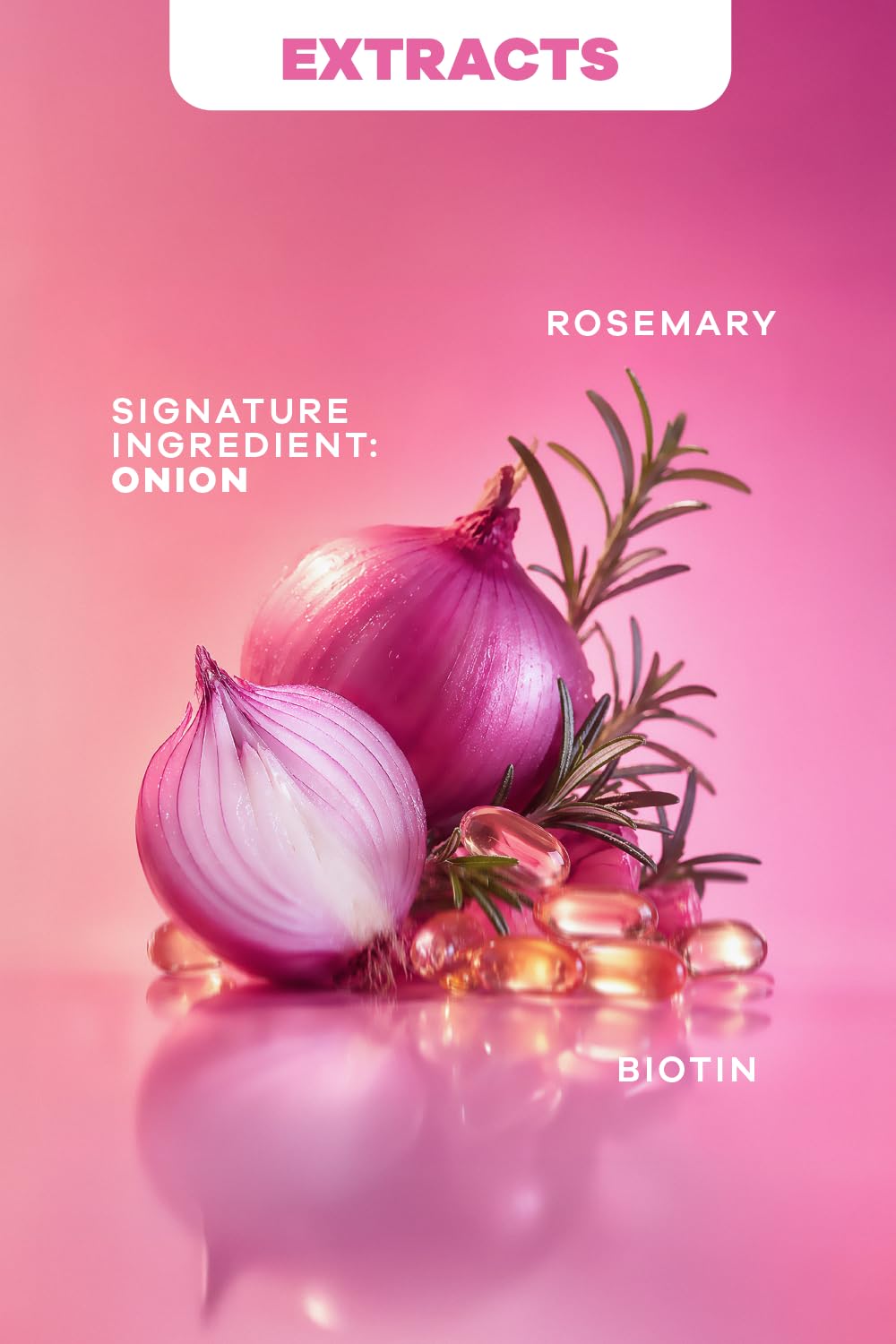 Onion Biotin & Rosemary Shampoo Set - Strengthen Thicker Hair | Paraben & Silicone Free, Soft Shine