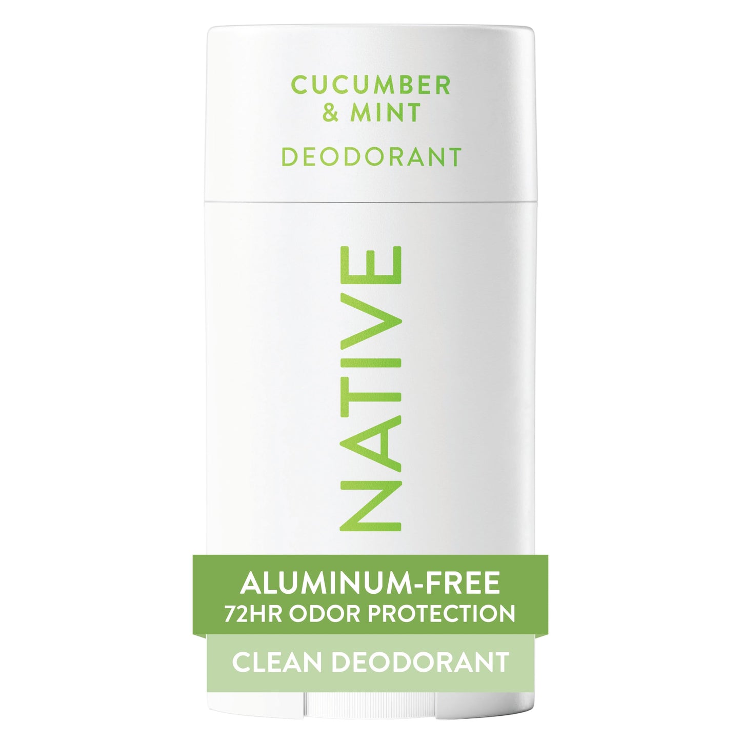 Native Deodorant Contains Naturally Derived Ingredients, 72 Hour Odor Control, Deodorant for Women and Men, Aluminum Free, Cucumber & Mint 2.65oz