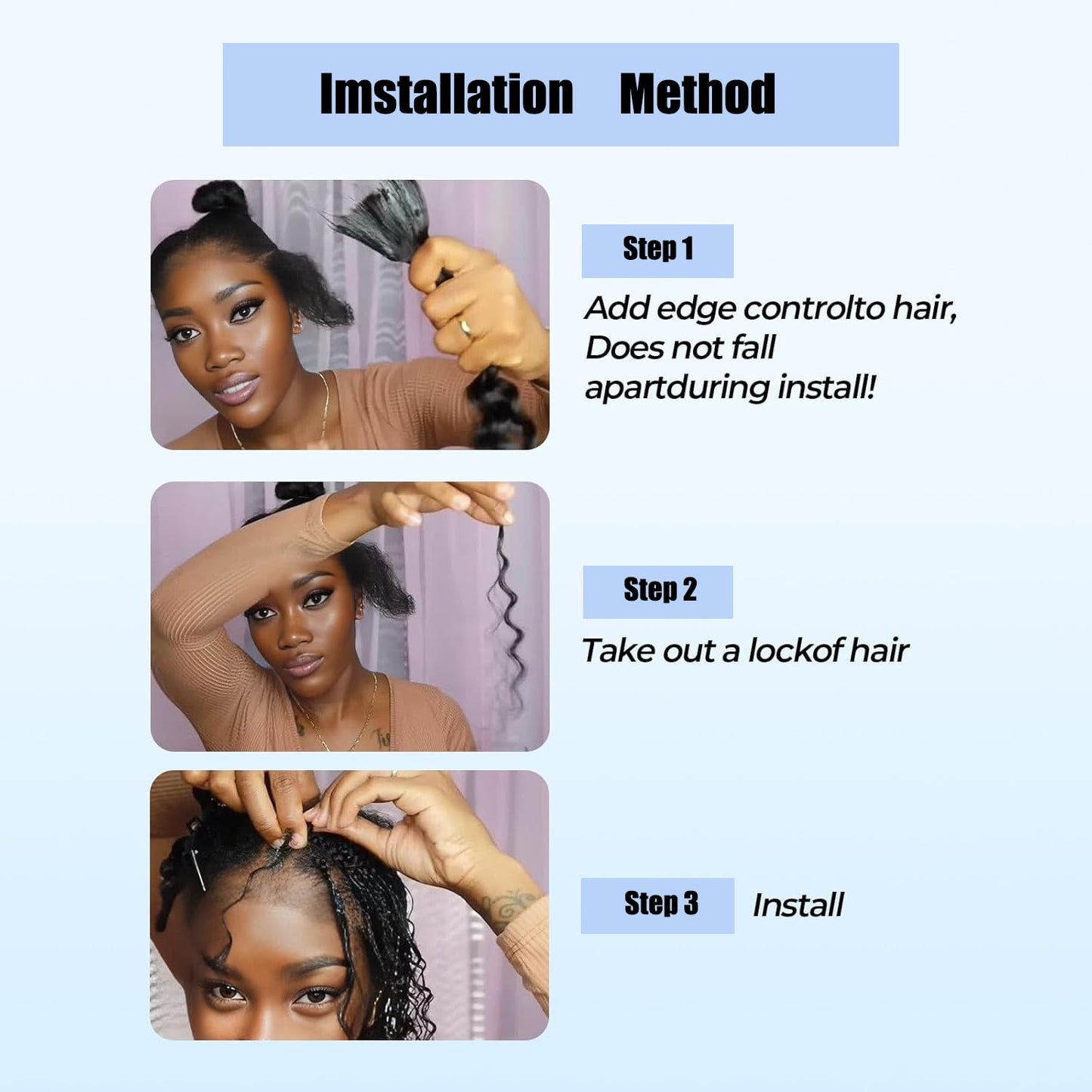 Human Braiding Hair - 24 Inch Deep Wave Extensions | 100g Bulk No Weft for Boho Box Braids - #27 Honey Blonde