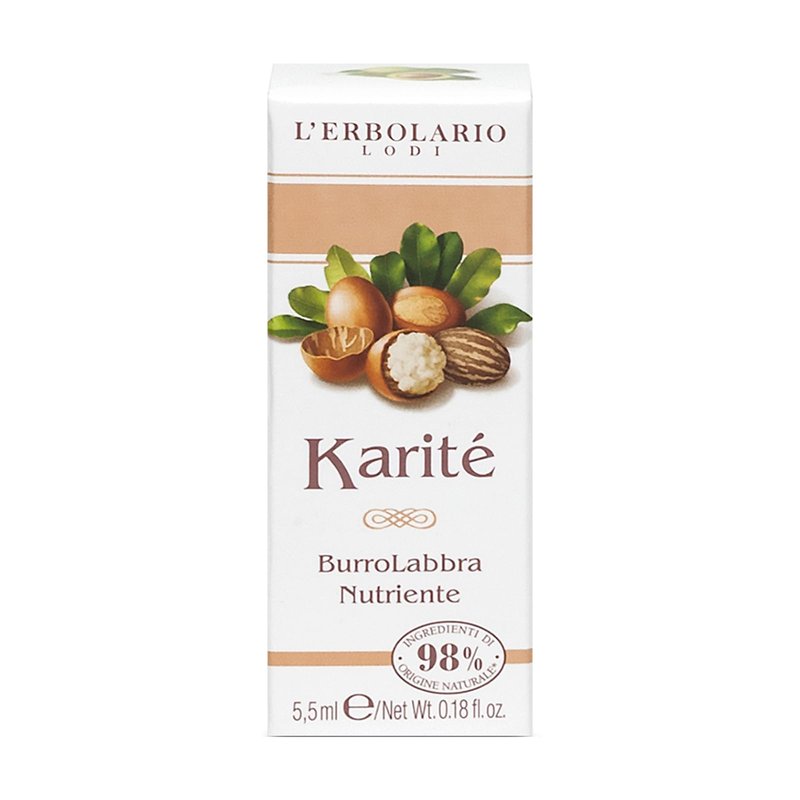 L'Erbolario Nourishing Lip Balm, Shea Butter, 0.18 oz, Lip Butter, Moisturizing and Nourishing, For Dry Lips, Cruelty-Free