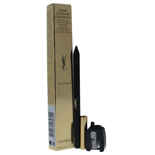 Yves Saint Laurent Dessin Du Regard Waterproof Eye Pencil, No. 1 Noir Effronte, 0.04 Ounce