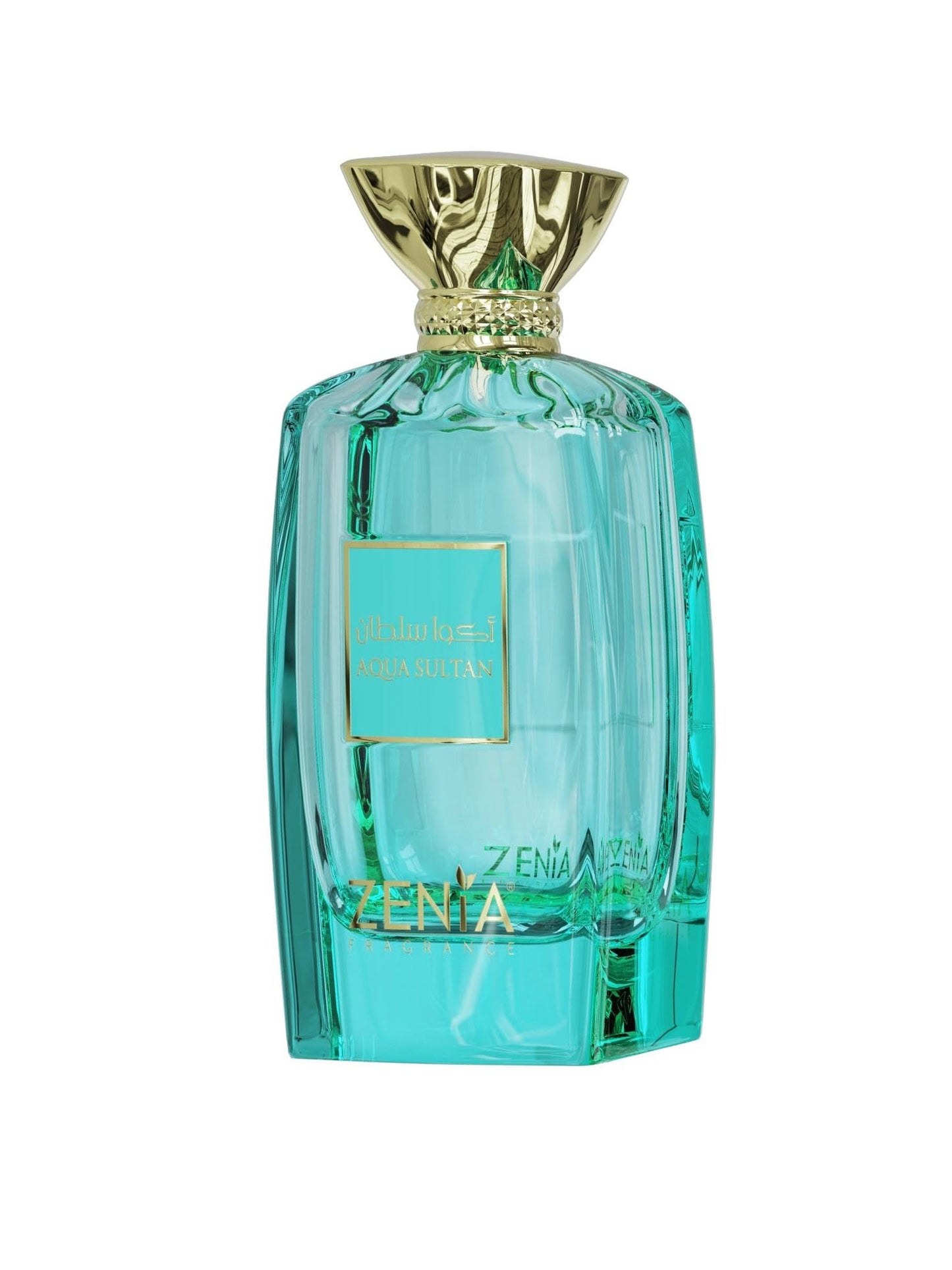 Zenia Aqua Sultan Eau de Parfum EDP Spray Unisex – 3.4oz / 100ml | Long Lasting Citrus Spicy Woody Fragrance with Bergamot, Neroli, Cinnamon & Tea