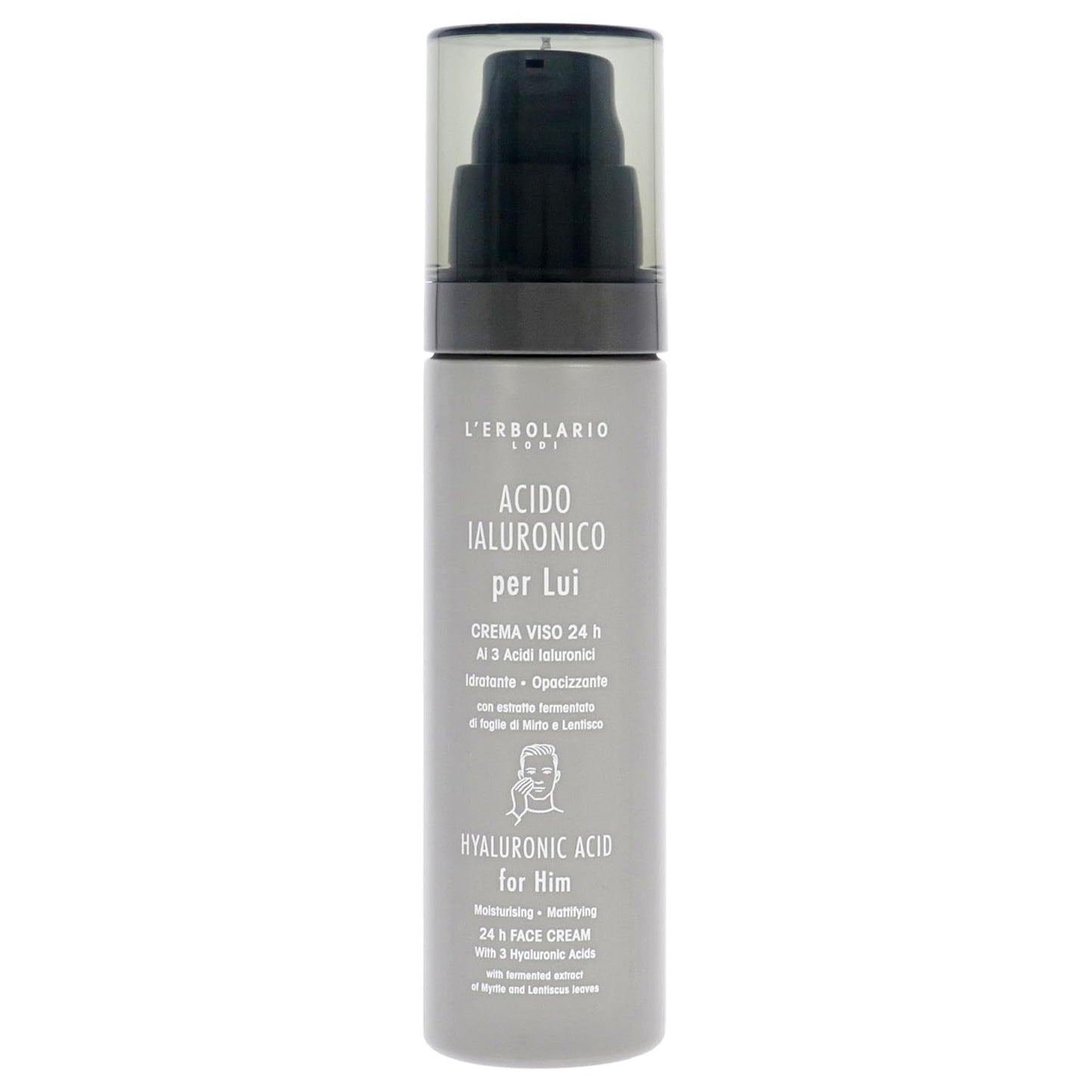 Hyaluronic Acid Face Cream for Men - 24 Hour Hydration & Moisture Lock