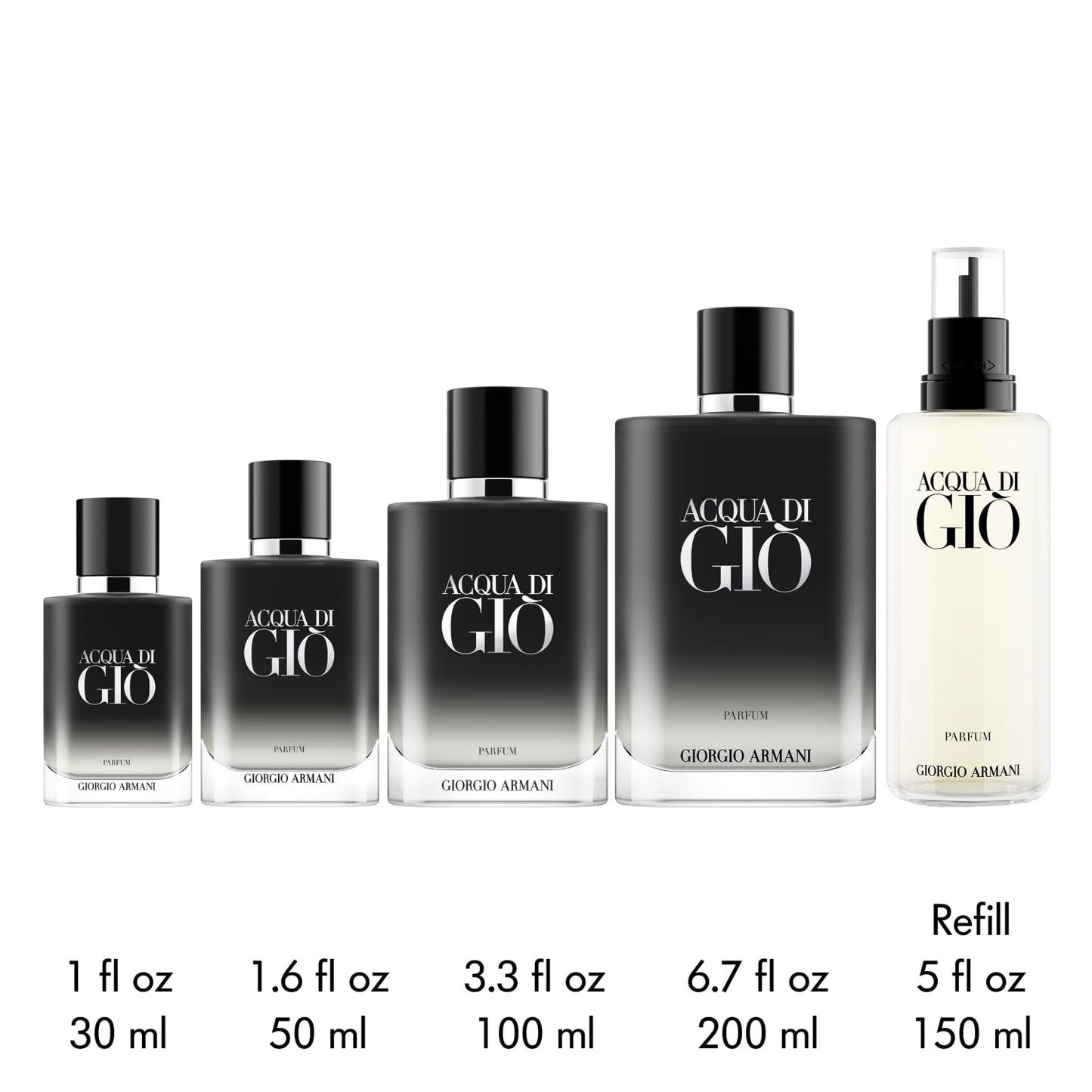 Armani Beauty – Acqua di Giò – Parfum – Cologne for Men – Fresh & Woody Men’s Fragrance – Bergamot, Ginger, Marine, Geranium, Rosemary, Clary Sage, Patchouli, Incense Notes - 1.6 Fl Oz