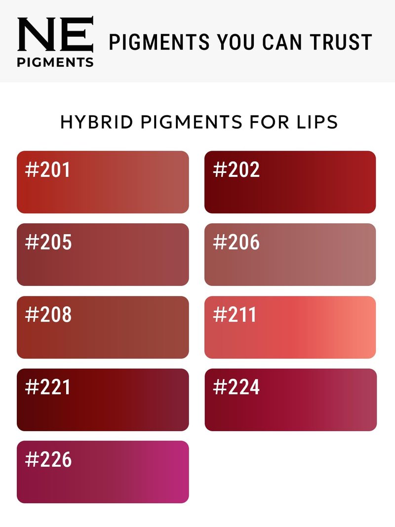 NE PIGMENTS #206 Ash Rose - By Elena Nechaeva - Lip Pigment - Permanent Makeup - Professional Tattoo Ink