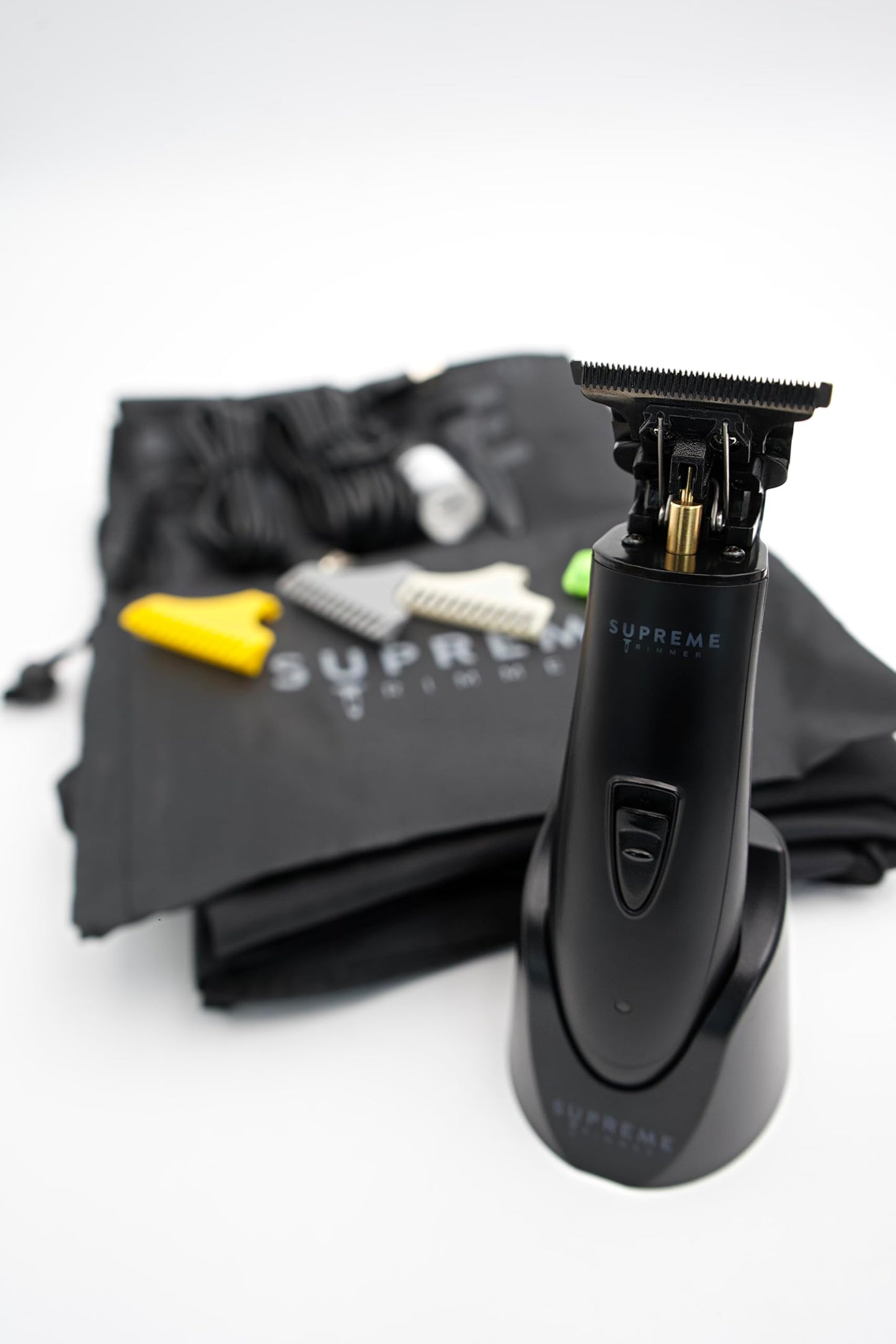 Supreme Trimmer Professional T Shaper | Cordless Hair & Beard Liner for Men | Low Noise, Precision Edger Clippers | Ideal for Sensitive Skin, Kids & Elderly | Barber & Home Use