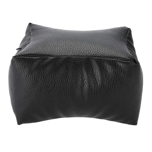 Hand Rest Pillow,Pedicure Foot Rest PU Nail Art Table Hand & Foot Pillow with Soft Fillings for Arm Rest Salon Manicure(Black)