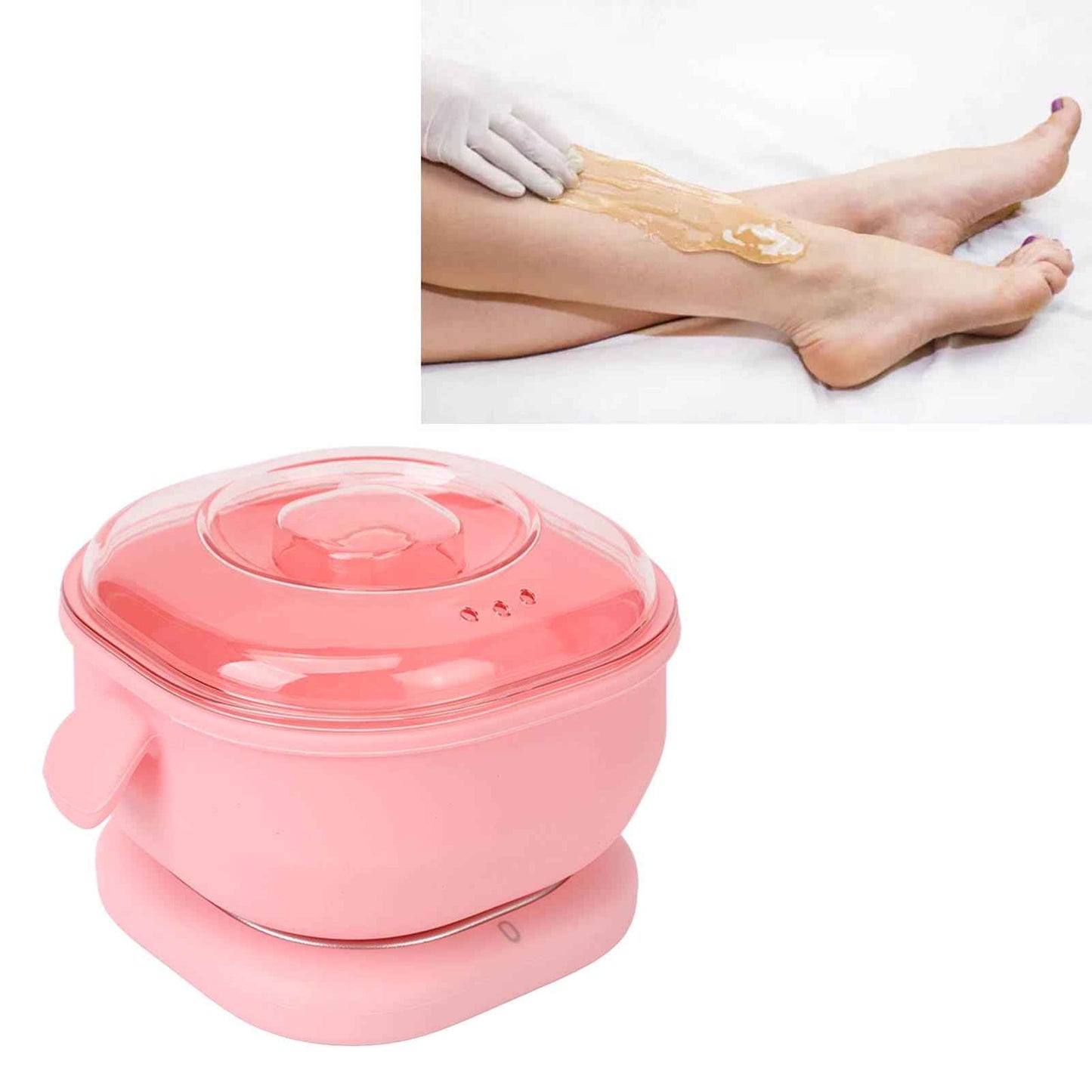 Wax Heater, US Plug 110-120V 100W Electric Hot Wax Warmer Machine, 400ml Silicone Silicone Pot Liner Melting Waxer for Hair Removal