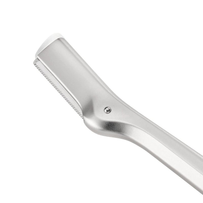 Tweezerman Eyebrow Razor Set - Mini Tweezers with 3 Blades & Safety Cap | Stainless Steel
