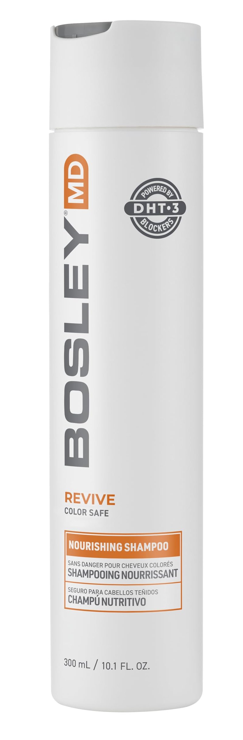 BosRevive Nourishing Shampoo for Noticeably Thinning Hair (Color Safe) – DHT Blocker, Sulfate-Free, Vegan Formula with Biotin, Saw Palmetto & Rosemary – Strengthens & Volumizes – 10.1 Fl Oz