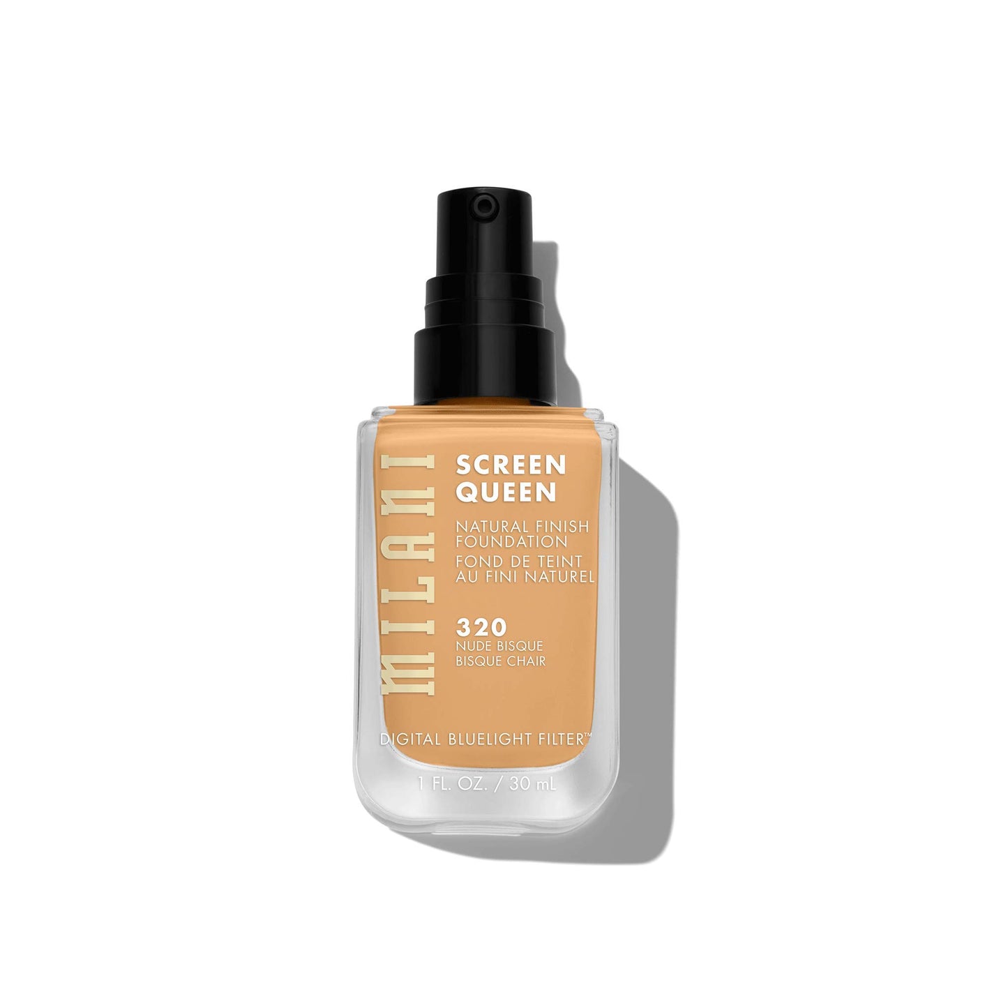 Milani Screen Queen Natural Finish Foundation - #320n Nude Bisque -30ml/1oz By Milani