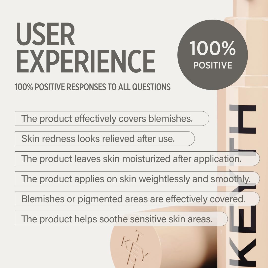 KEYTH CREAM TOUCH CONCEALER #02 (15ML, 0.50 FL.OZ.) / Imperfections Coverage, Lightweight, Skin-comforting, Dreamy Skin, Mild Formula, Triple CICA