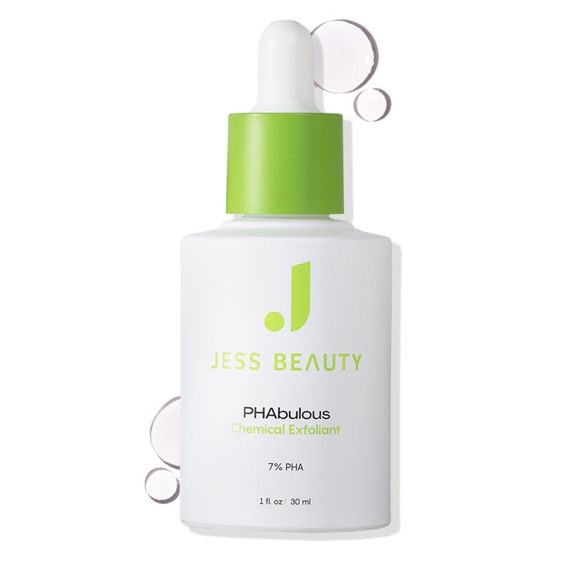 JESS BEAUTY | PHAbulous Chemical Exfoliant | Skin Care for Sensitive Skincare Hydration & Antioxidant Protection | 1 fl oz
