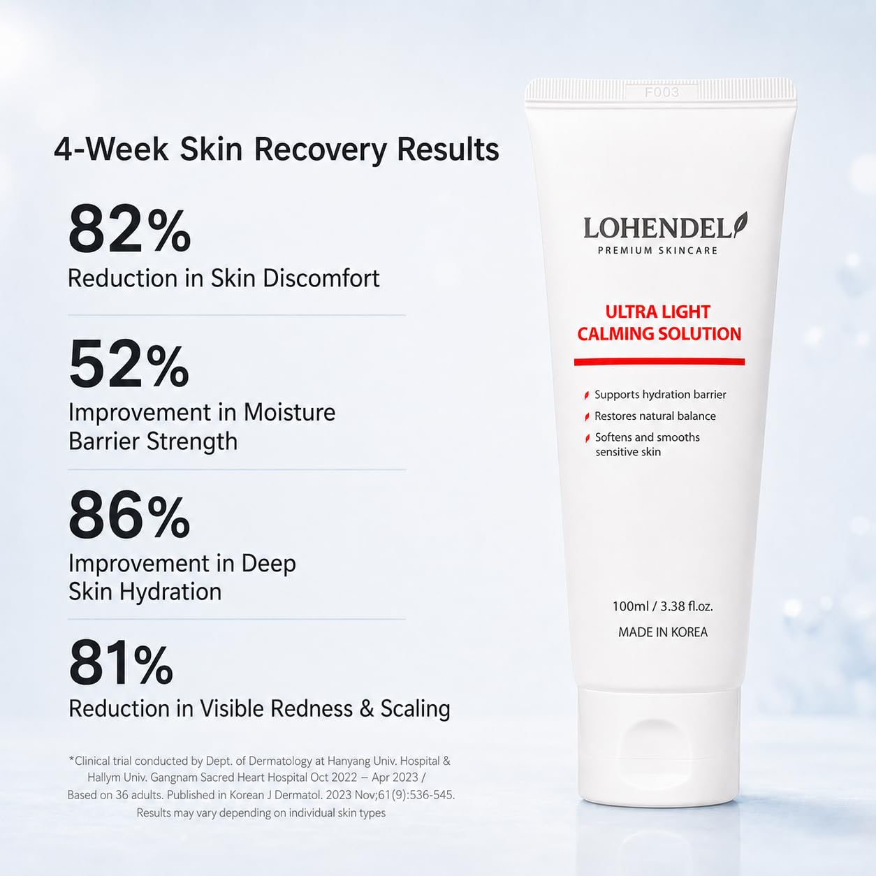 LOHENDEL Ultra Light Calming Solution - Soothe Redness, Repair Barrier