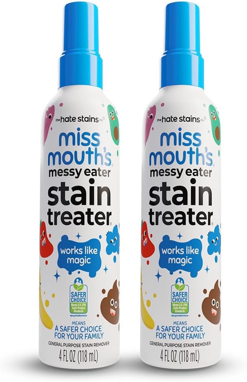 Miss Mouth's Messy Eater Stain Treater Spray - 4oz | Baby Food & Grease Remover for Laundry