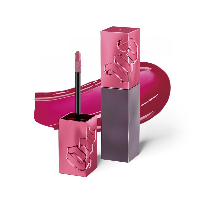 Urban Decay Vice Lip Bond Glossy Longwear Liquid Lipstick (Kissing Frenzy - Deep Warm Apricot Nude), Transfer-proof, Smudge-proof, Up to 16HR Wear, Vegan, Cruelty-free - 0.14 fl oz