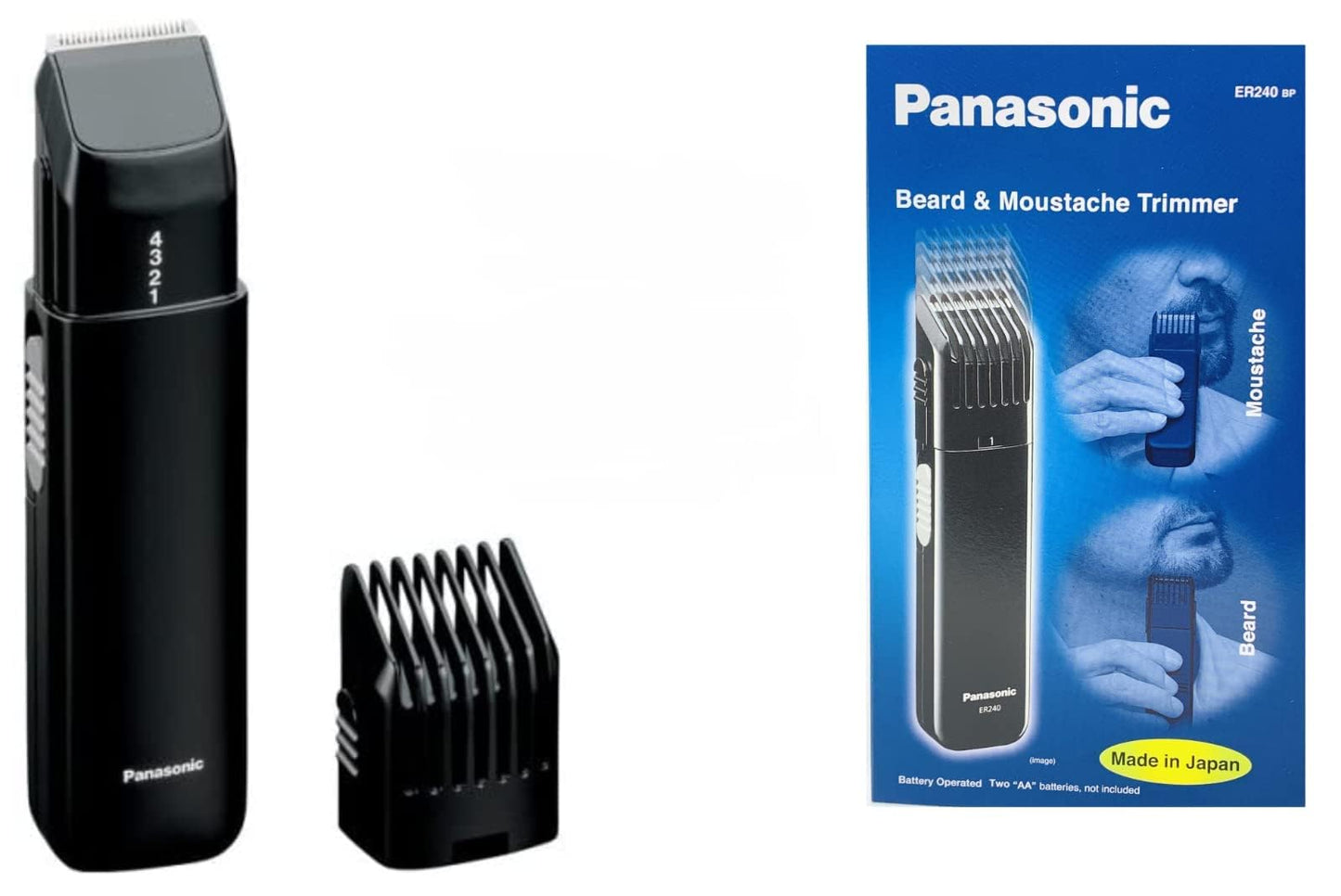 Panasonic ER240B Beard & Mustache Trimmer for Men