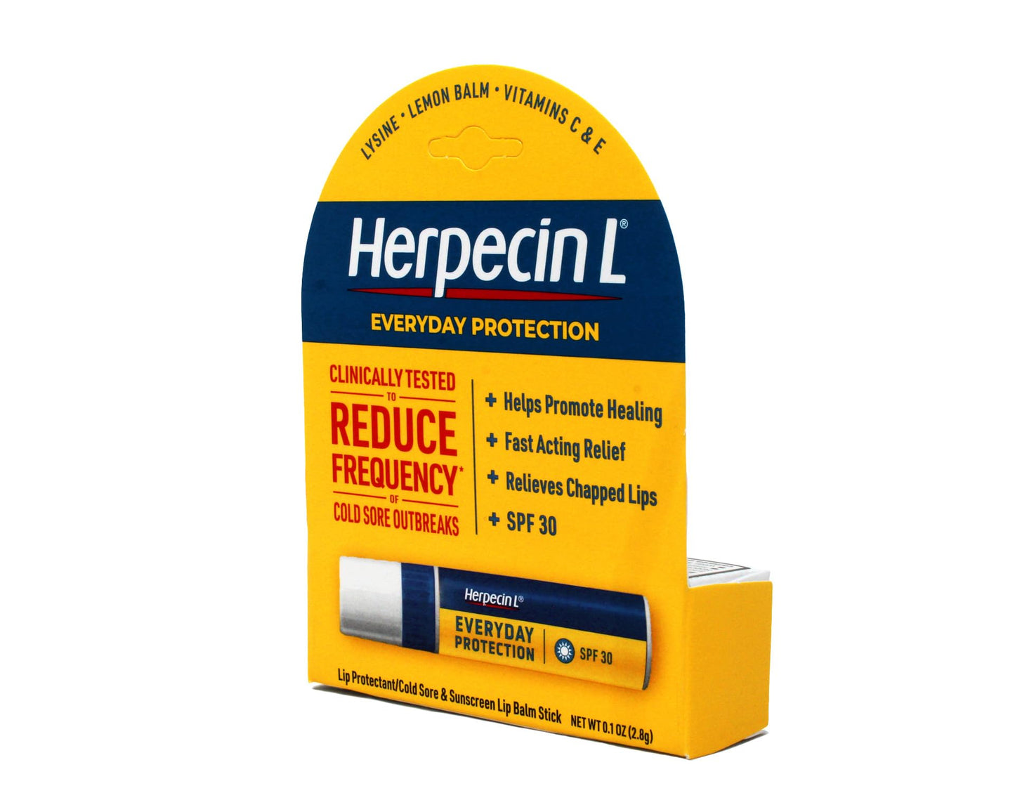 Herpecin-L Everyday Protection SPF 30 Lip Balm 0.1 Oz. - Pack of 6