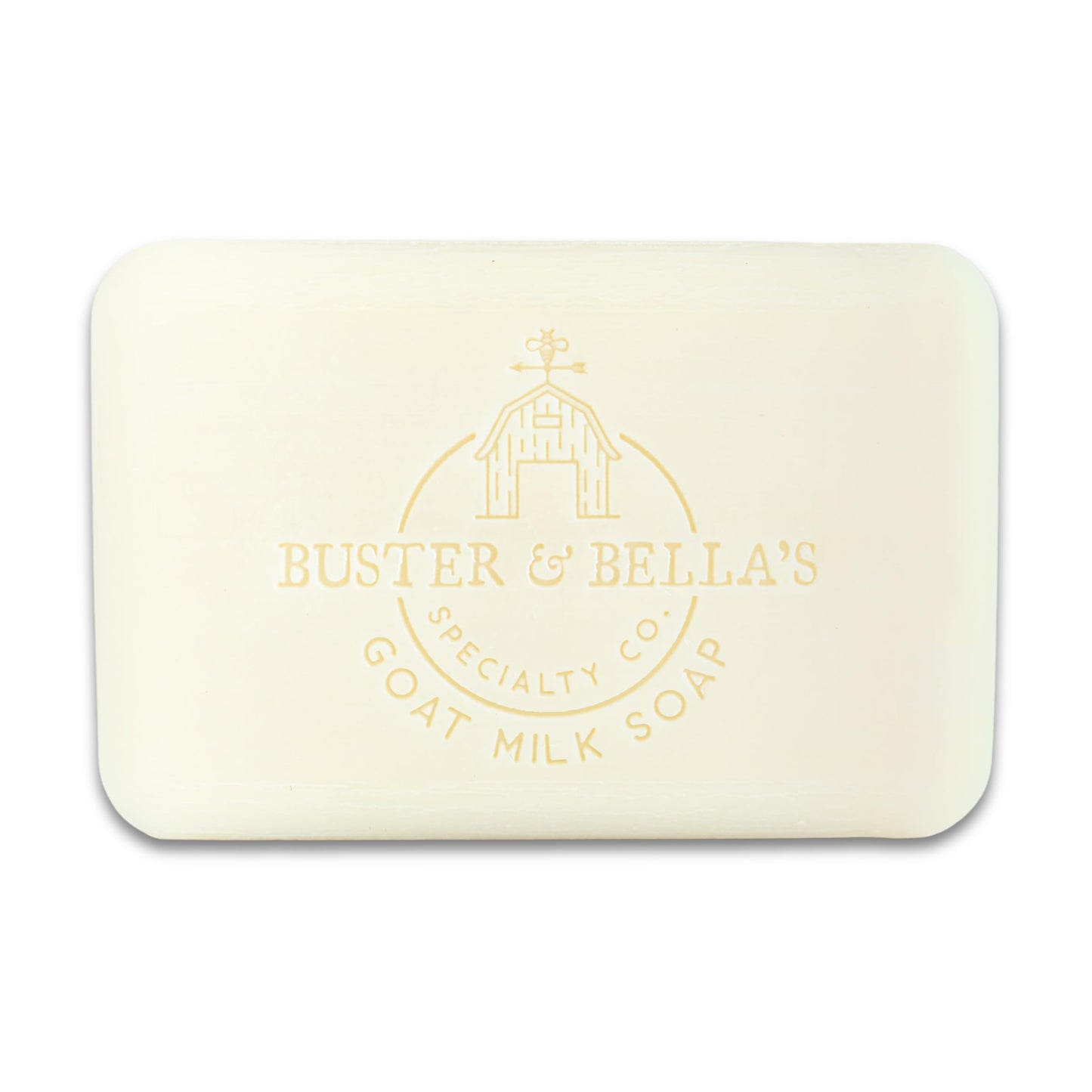 Buster & Bella's Unscented Triple Milled Goat Milk Soap - Sensitive Skin, Cruelty & Fragrance Free