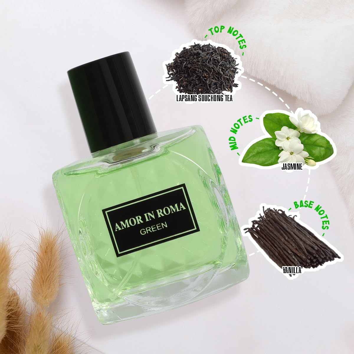 Couple Perfume Gift Set - Modern Unisex Cologne with 2 Travel Size Refillable Bottles | 100ml/3.3fl.oz.