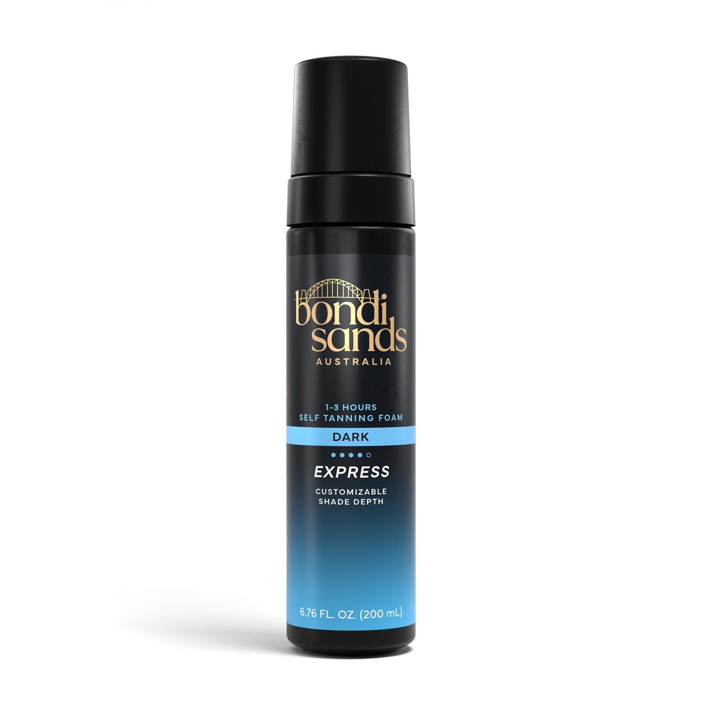Bondi Sands 1 Hour Express Self Tanning Foam, Lightweight, Fragrance Free Self-Tanner for an Even, Streak-Free Tan, 6.76 fl oz