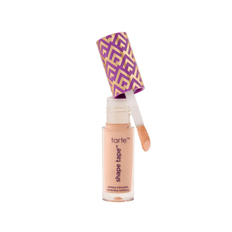 tarte shape tape concealer – Full-Coverage Creaseless Soft Matte Finish, Brightening Under-Eye & Face Makeup, 16hr Longwear, Vegan & Cruelty-Free, travel size, 22B light beige