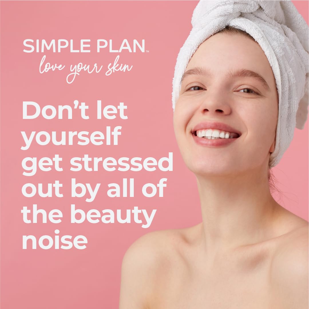 SIMPLE PLAN Daily Hydrating Day Cream with Hyaluronic Acid & Ceramides – Fragrance-Free Advanced Day Cream for Sensitive Skin – Lightweight, Non-Greasy for Men & Women (50ml)