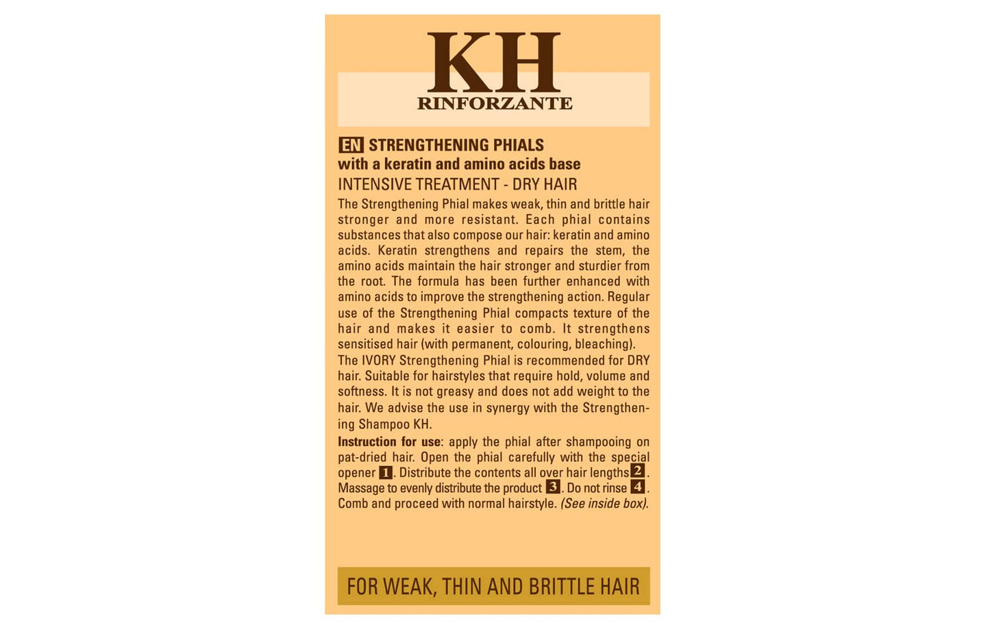 SOCO KERAMINE H Fiale AVORIO Capelli Secchi-Sottili Haircare