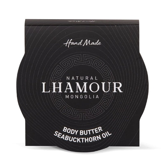Lhamour Body Butter Dry Skin - Deep Moisturizing Body Balm with Sea Buckthorn oil, Beef Tallow, Rosehip & Shea Butter, Skin Moisturizer Balm for Dry & Sensitive Skin, Non-Greasy Lavender Scent,3.53 oz