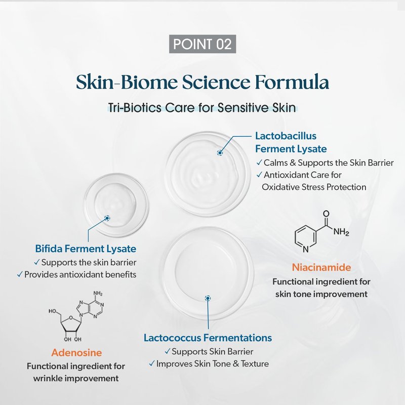 Soothing Biome Toner Pads with Neuromide, Bifida Ferment & Hyaluronic Acid, Hydrating Facial Pads for Sensitive & Dry Skin, Gentle K-Beauty Skincare, 70 Pads