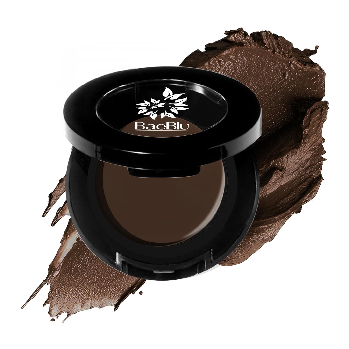 Organic Tinted Eyebrow Pomade, Dark - Water & Smudge-Proof Sculpting Eyebrow Wax for Shaping, Defining & Filling - Long-Lasting 18-Hour Hold - Easy-to-Apply, Vegan & Cruelty-Free - Made in USA