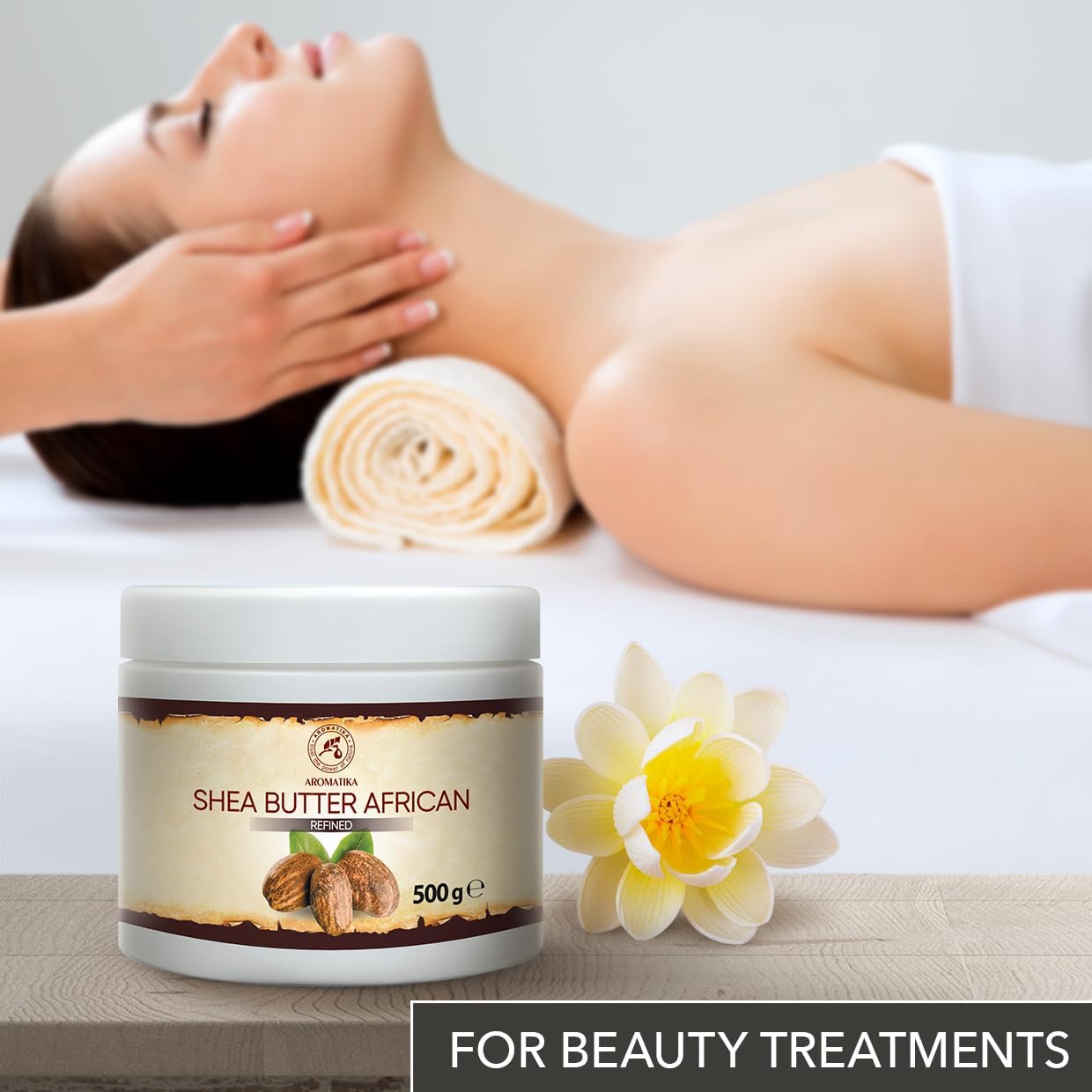 Refined Shea Butter 17.5 Oz | 100% Natural & Pure Body Care - Hair, Face, & Skin Moisturizer