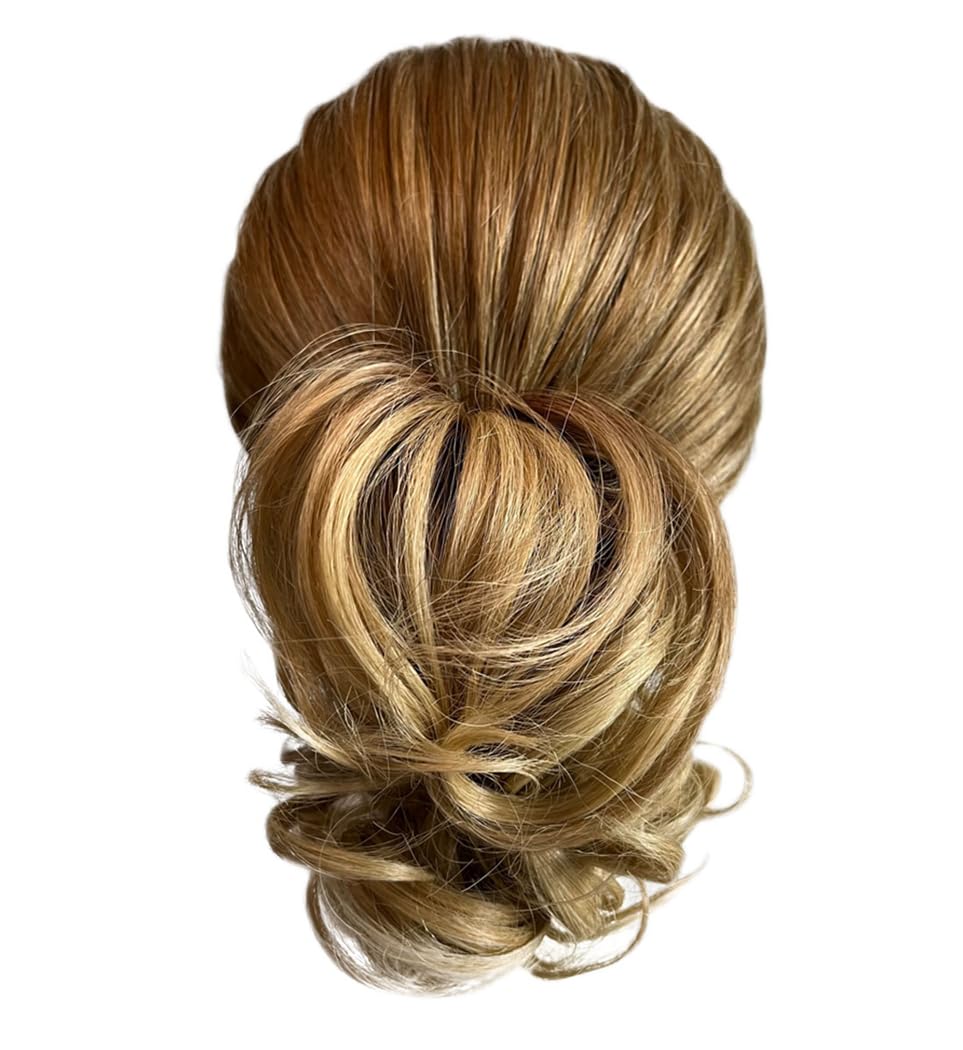 Kim Kimble Clip It Classy Curly Updo Hairpiece With 3" Claw Clip by Hairuwear, MC4/35SS Sangria