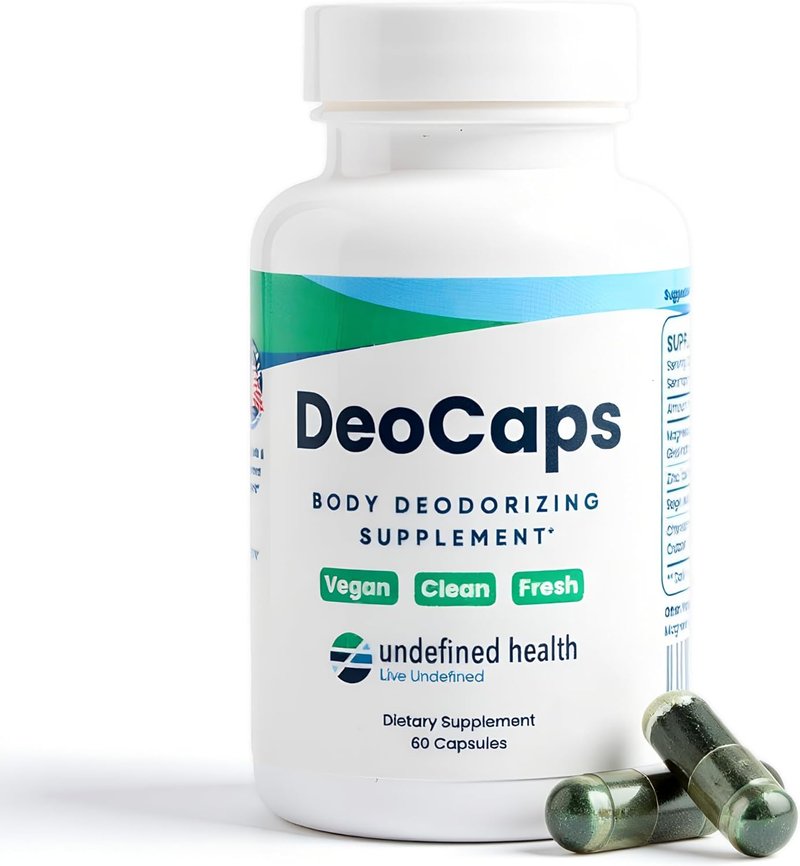 Whole Body Deodorizing Supplement - Natural Internal Deodorant for Odor Relief | 60 Chlorophyll Capsules for Gut Health