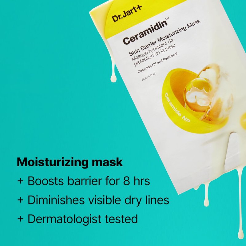 Dr.Jart+ Hydrating and Soothing Face Mask Value Set | 4 Korean Face Masks | Korean Skin Care Set | Gifts for Women