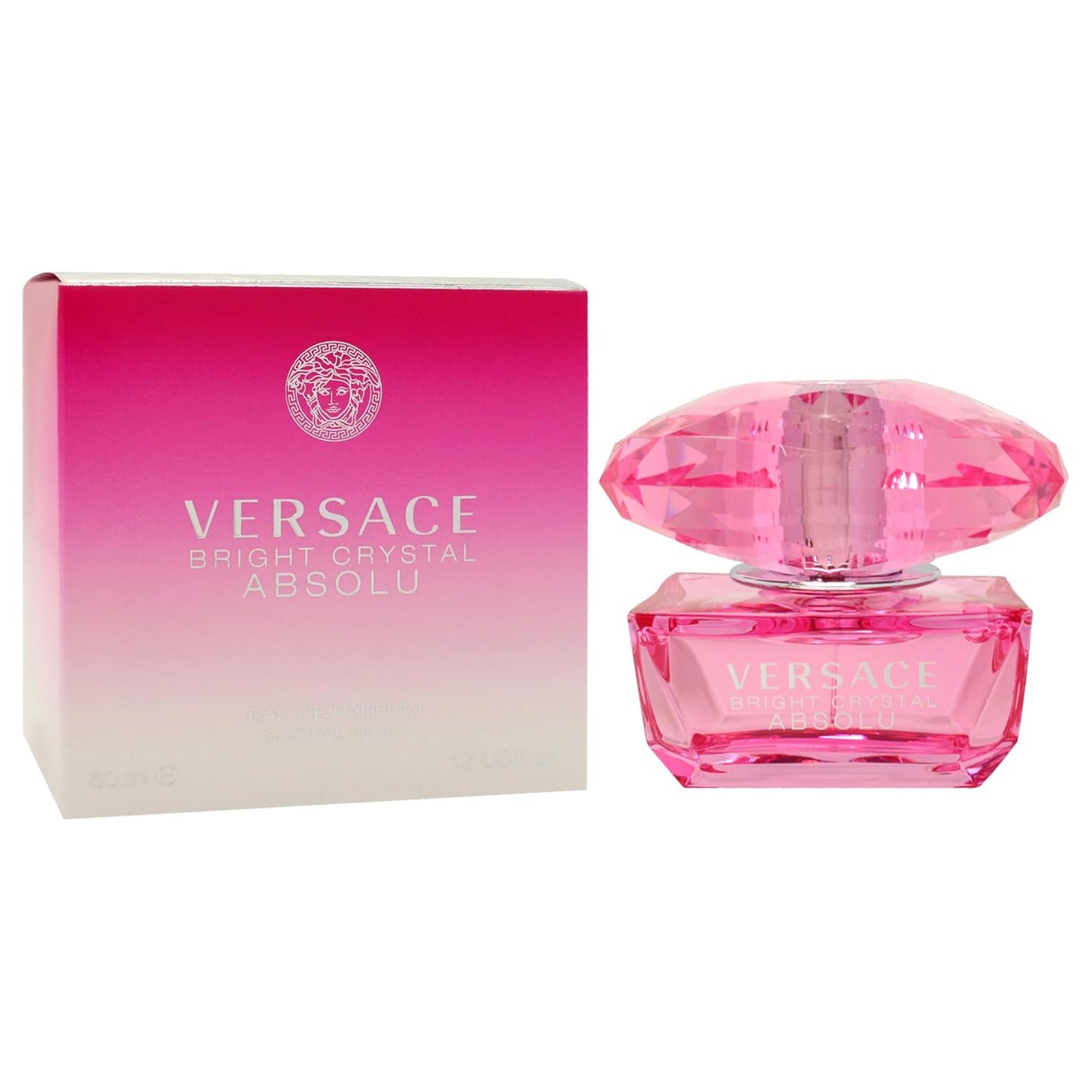 Versace Bright Crystal Absolu Eau de Parfum Spray for Women - 1.7 oz Luxury Fragrance