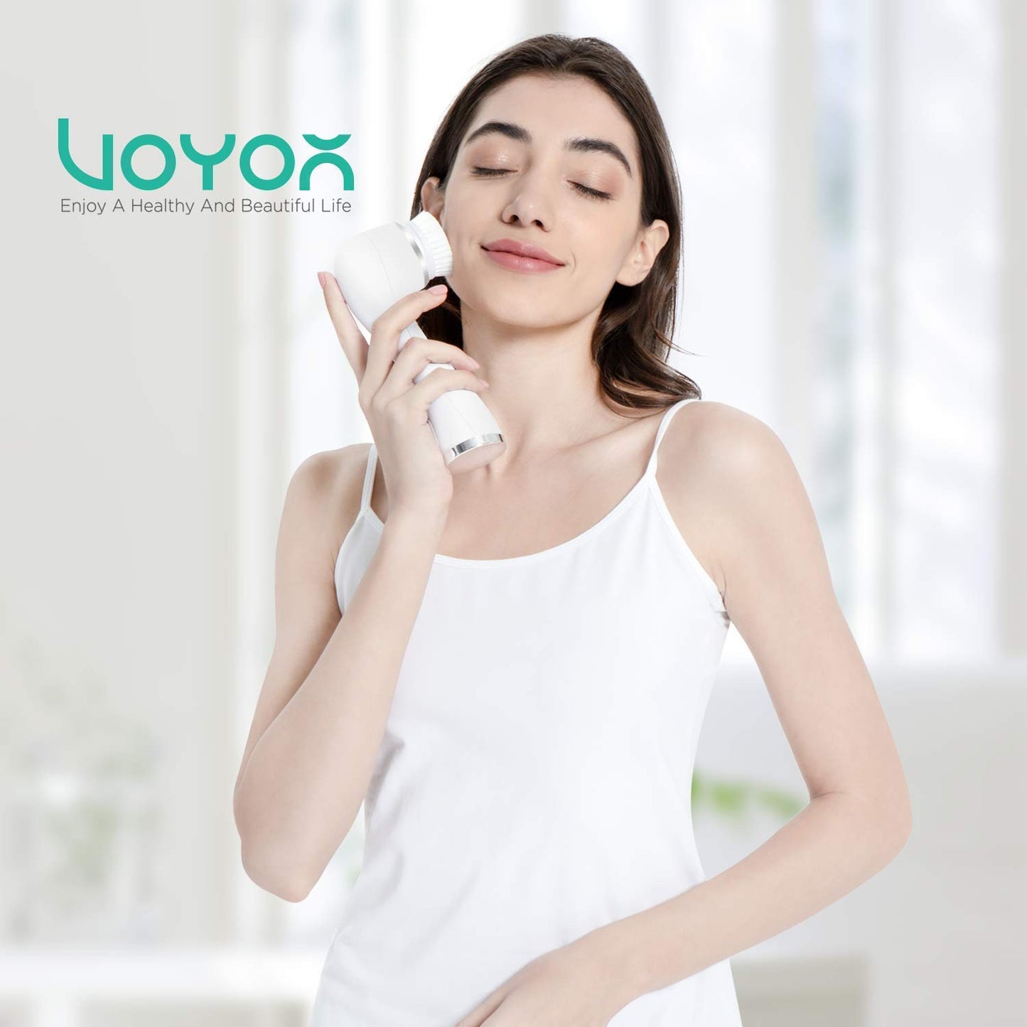Blackhead Remover Pore Vacuum - Rechargeable Facial Cleansing Brush for Deep Cleaning & Exfoliation