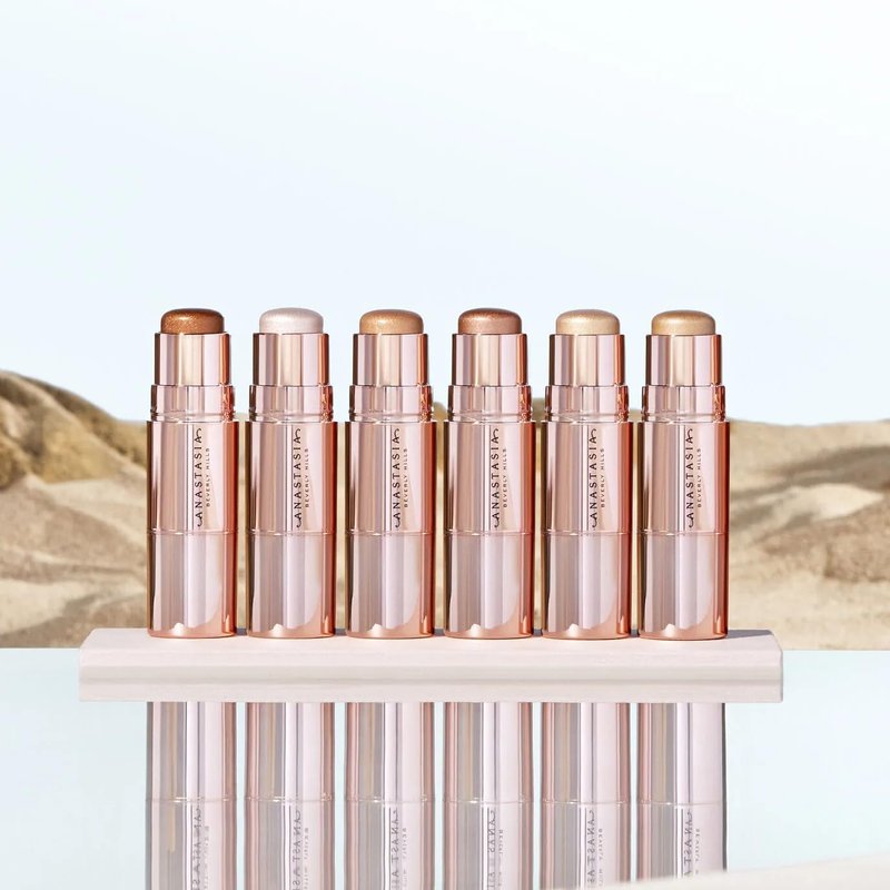 Anastasia Beverly Hills Stick Highlighter - Ultra-Smooth Cream Cheek Illuminator, Weightless Long-Wear Glow Stick for Face and Body - Cognac Diamond
