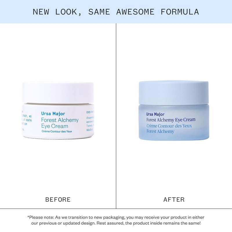 Ursa Major Eye Cream - Natural Under-Eye Moisturizer for Dark Circles & Puffiness | Vegan & Cruelty-Free | 0.50 oz