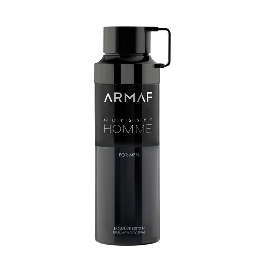 Odyssey - Homme Black by Armaf for Men - 6.8 oz Body Spray