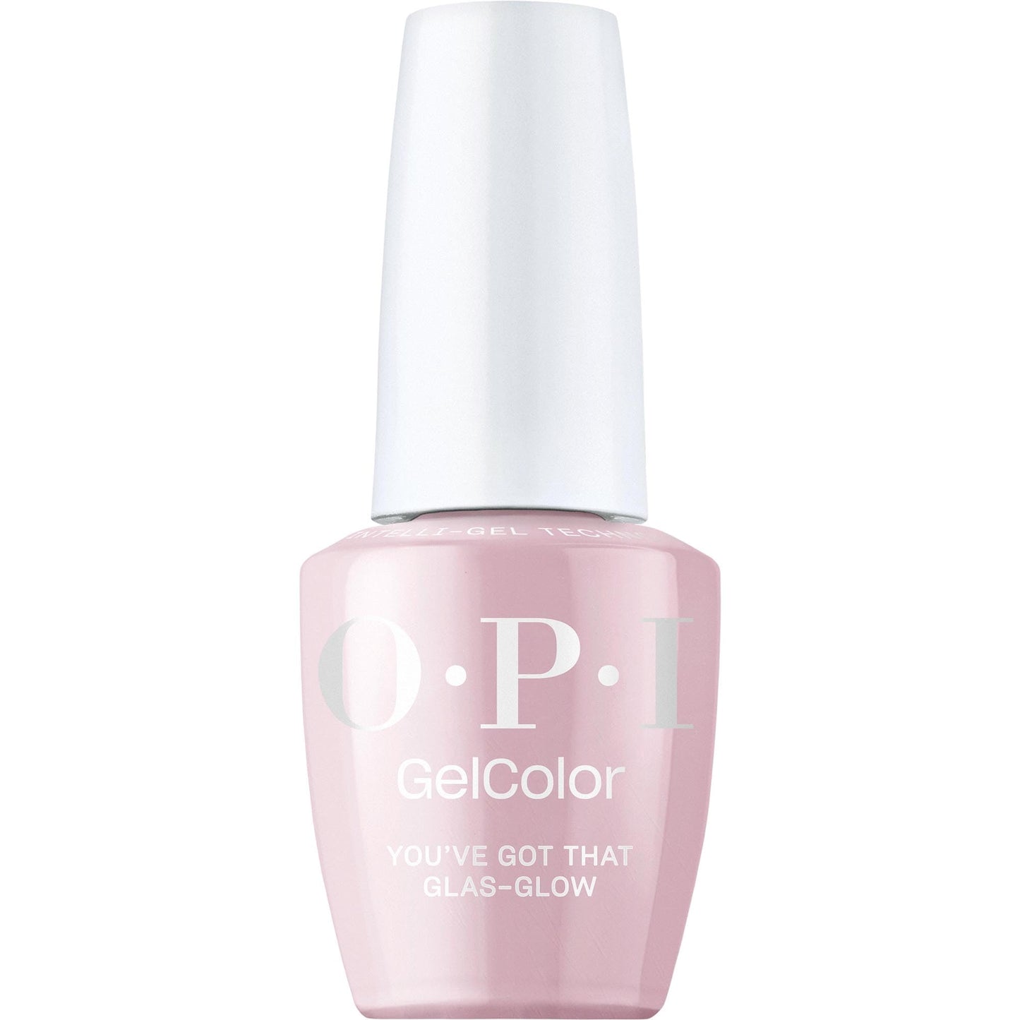 OPI GelColor You’ve Got that Glas-glow | Opaque Light Neutral Pink Crème LED Cure Gel Nail Polish | Salon-Quality Shine, Long-Lasting Wear | Vegan & HEMA Free | 0.5 Fl Oz
